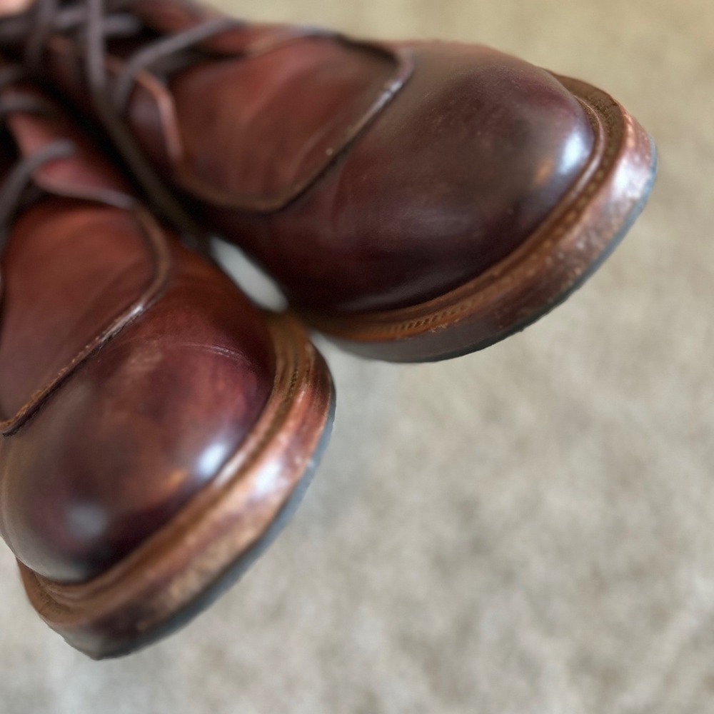 CURATORE Savona Leather Boot In Brown Classic Old Money Leather Boot SZ 10.5 - Picture 4 of 9